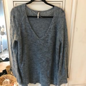 Free People v neck sweater